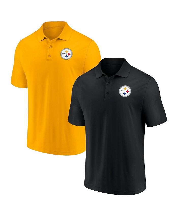 Мужской фирменный черно-золотой комплект из 2 рубашек-поло Pittsburgh Steelers для дома и на выезде Fanatics, черный
Мужской фирменный черно-золотой комплект из 2 рубашек-поло Pittsburgh Steelers для дома и на выезде Fanatics, черный