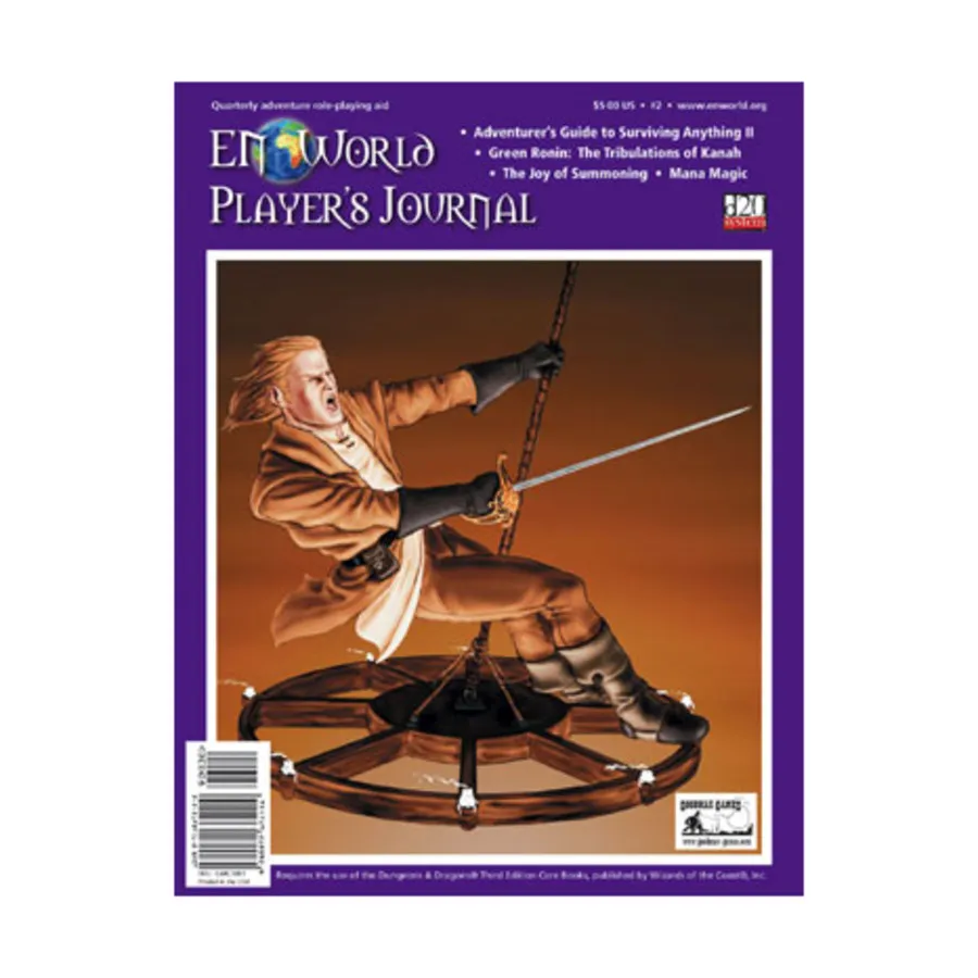 Журнал #2 "Disease in the d20 System, Name Magic", EN World Player's Journal (d20)
Журнал #2 "Disease in the d20 System, Name Magic", EN World Player's Journal (d20)