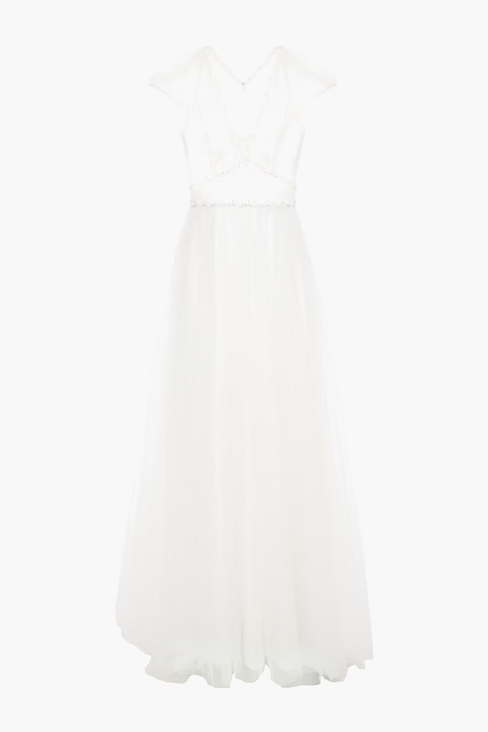 Свадебное платье из блестящего тюля Gardenia, украшенное блестками Jenny Packham, слоновая кость
Свадебное платье из блестящего тюля Gardenia, украшенное блестками Jenny Packham, слоновая кость