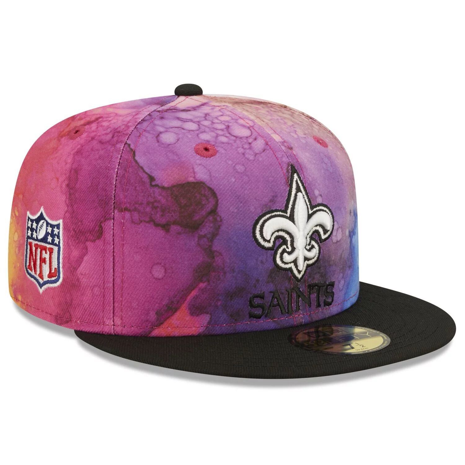 Мужская облегающая шляпа New Era розового/черного цвета New Orleans Saints 2022 NFL Crucial Catch 59FIFTY
Мужская облегающая шляпа New Era розового/черного цвета New Orleans Saints 2022 NFL Crucial Catch 59FIFTY