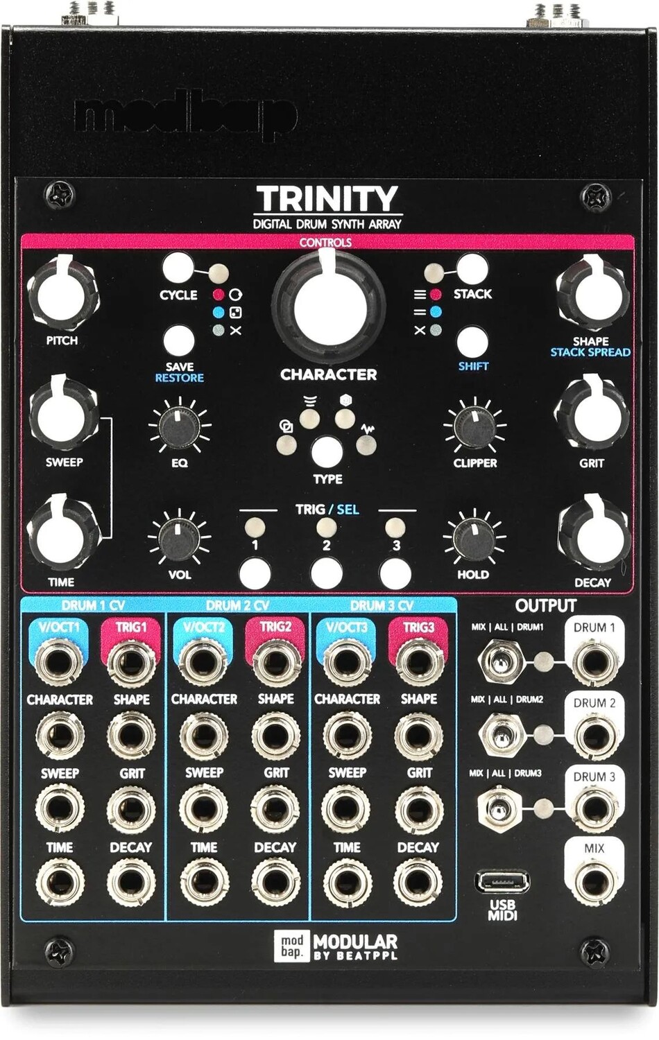 Новая модульная мини-система Modbap Trinity, настольный комплект Eurorack Performance Bundle
Новая модульная мини-система Modbap Trinity, настольный комплект Eurorack Performance Bundle