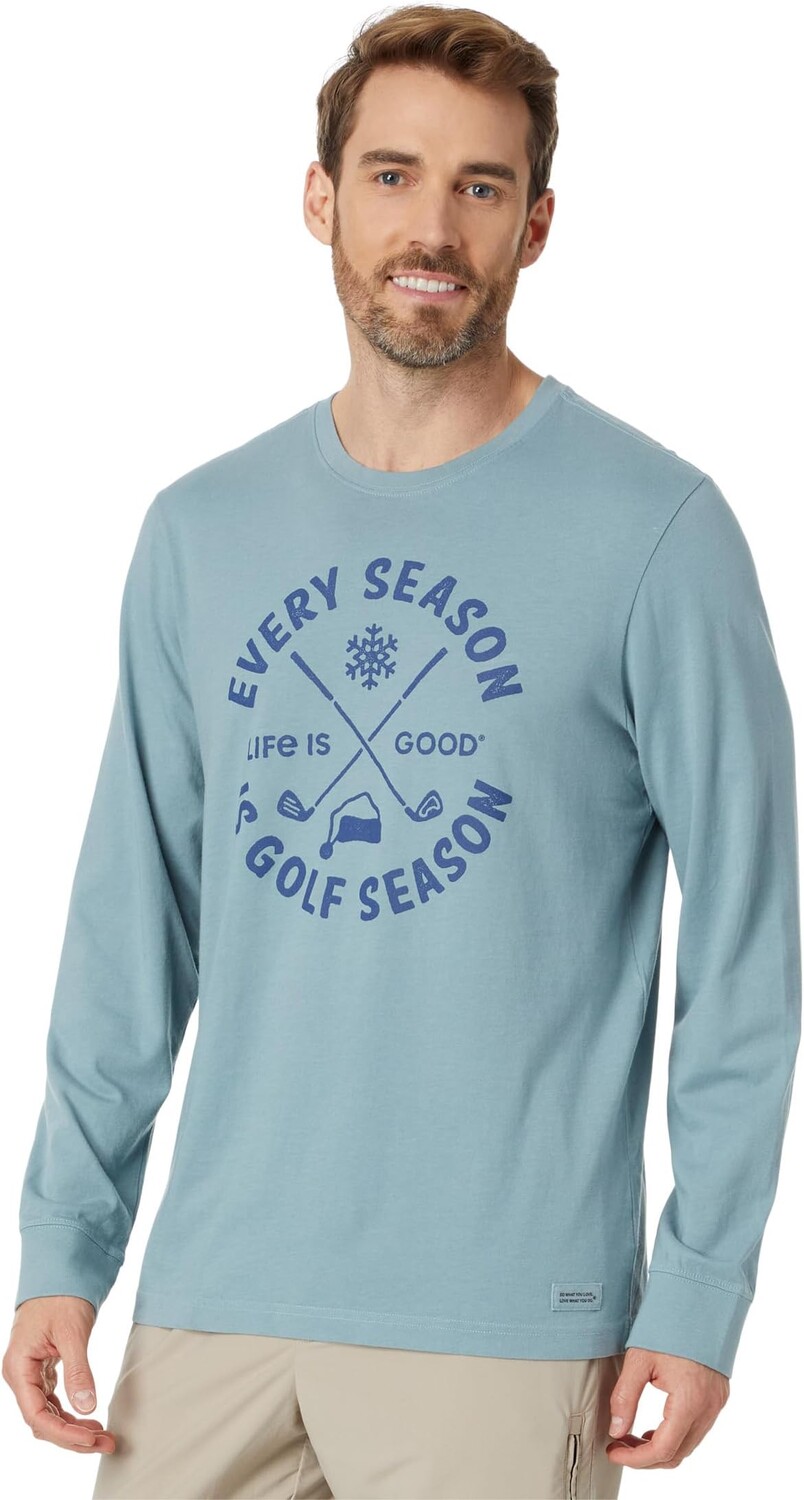 Every Season is Golf Season Футболка Crusher с длинными рукавами Life is Good, цвет Smoky Blue
Every Season is Golf Season Футболка Crusher с длинными рукавами Life is Good, цвет Smoky Blue