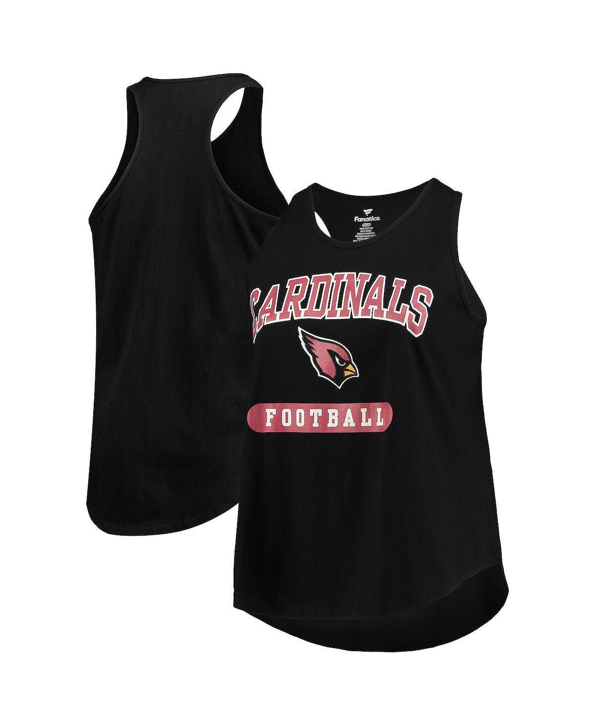 Женская черная майка больших размеров Arizona Cardinals Team Racerback Fanatics, черный
Женская черная майка больших размеров Arizona Cardinals Team Racerback Fanatics, черный