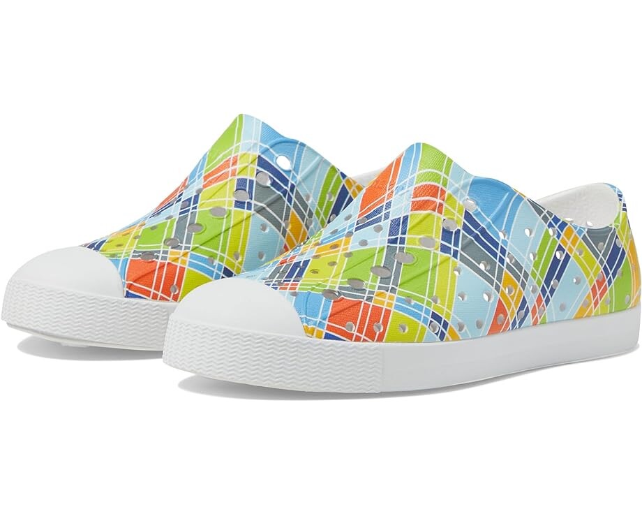 Кроссовки Native Shoes Jefferson Sugarlite Print, цвет Shell White/Shell White/Snap LaFlame Grid
Кроссовки Native Shoes Jefferson Sugarlite Print, цвет Shell White/Shell White/Snap LaFlame Grid