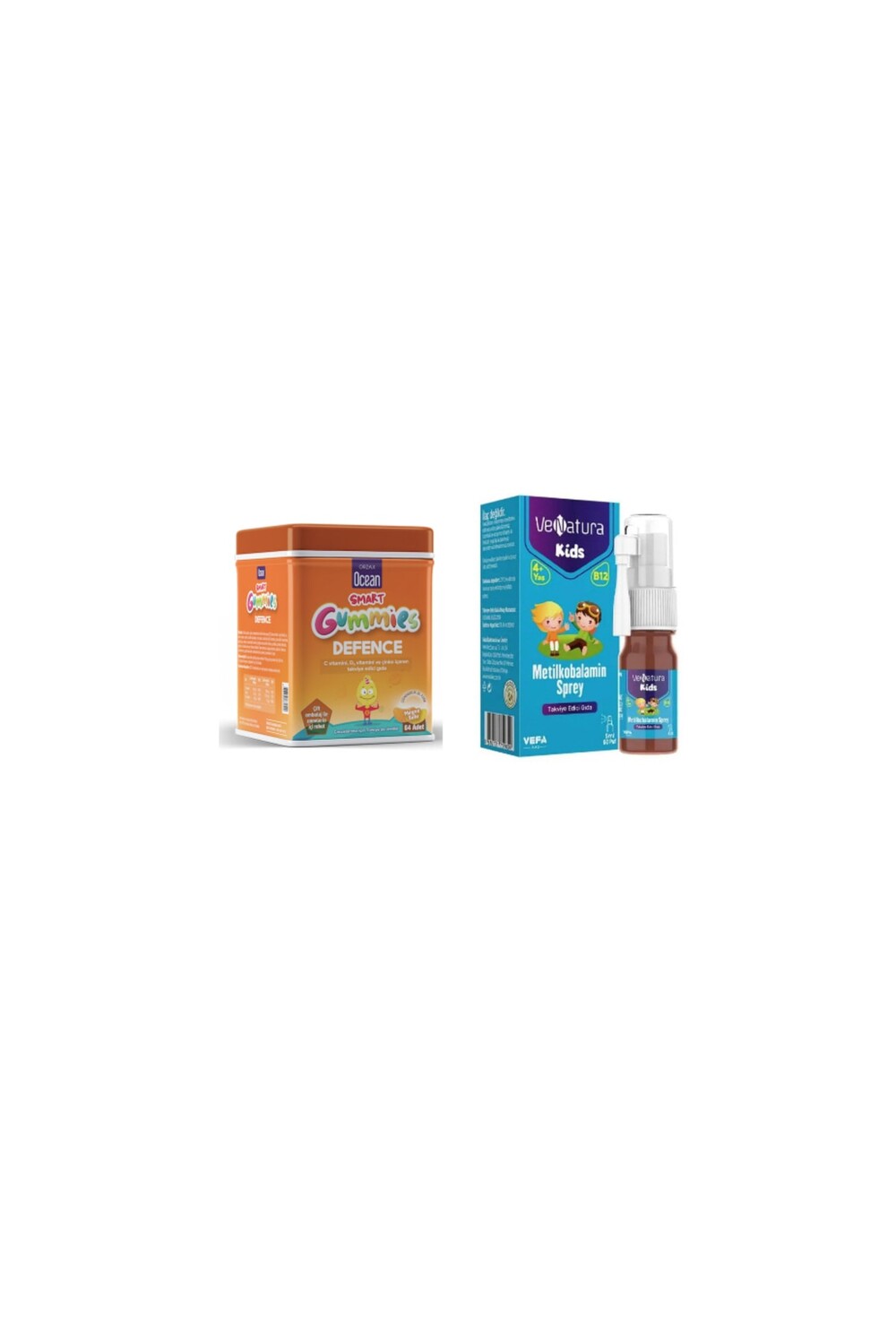 Venatura Smart Gummies Defense 64 жевательные таблетки для детей + детский витамин B12 5 мл спрей
Venatura Smart Gummies Defense 64 жевательные таблетки для детей + детский витамин B12 5 мл спрей