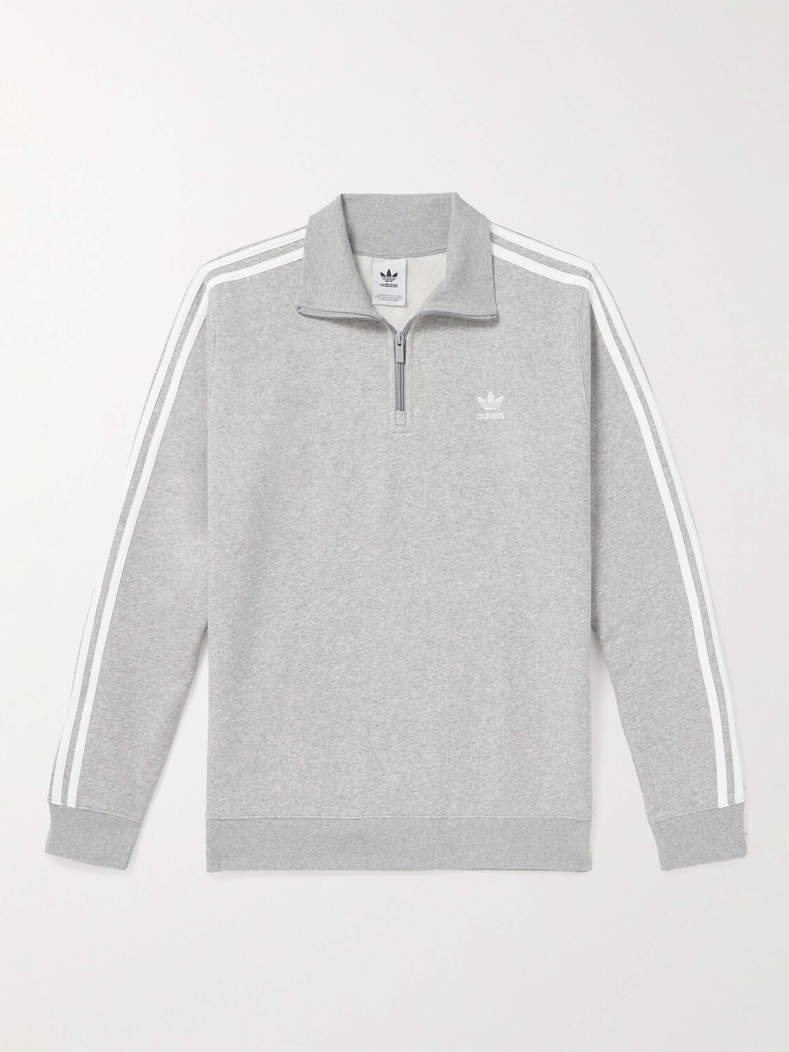 Полосатая толстовка из хлопкового трикотажа с молнией до половины ADIDAS ORIGINALS, серый
Полосатая толстовка из хлопкового трикотажа с молнией до половины ADIDAS ORIGINALS, серый