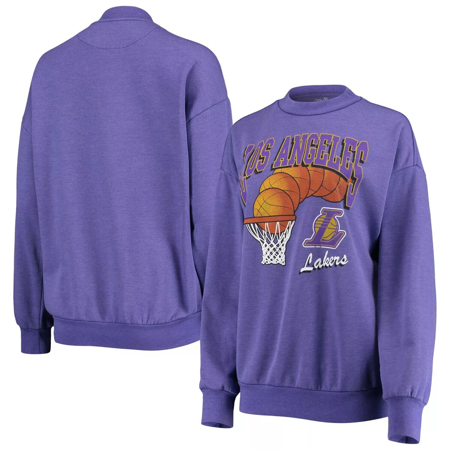 Женский пуловер Majestic Threads фиолетового цвета Los Angeles Lakers Bank Shot, трехцветный свитшот Majestic
Женский пуловер Majestic Threads фиолетового цвета Los Angeles Lakers Bank Shot, трехцветный свитшот Majestic