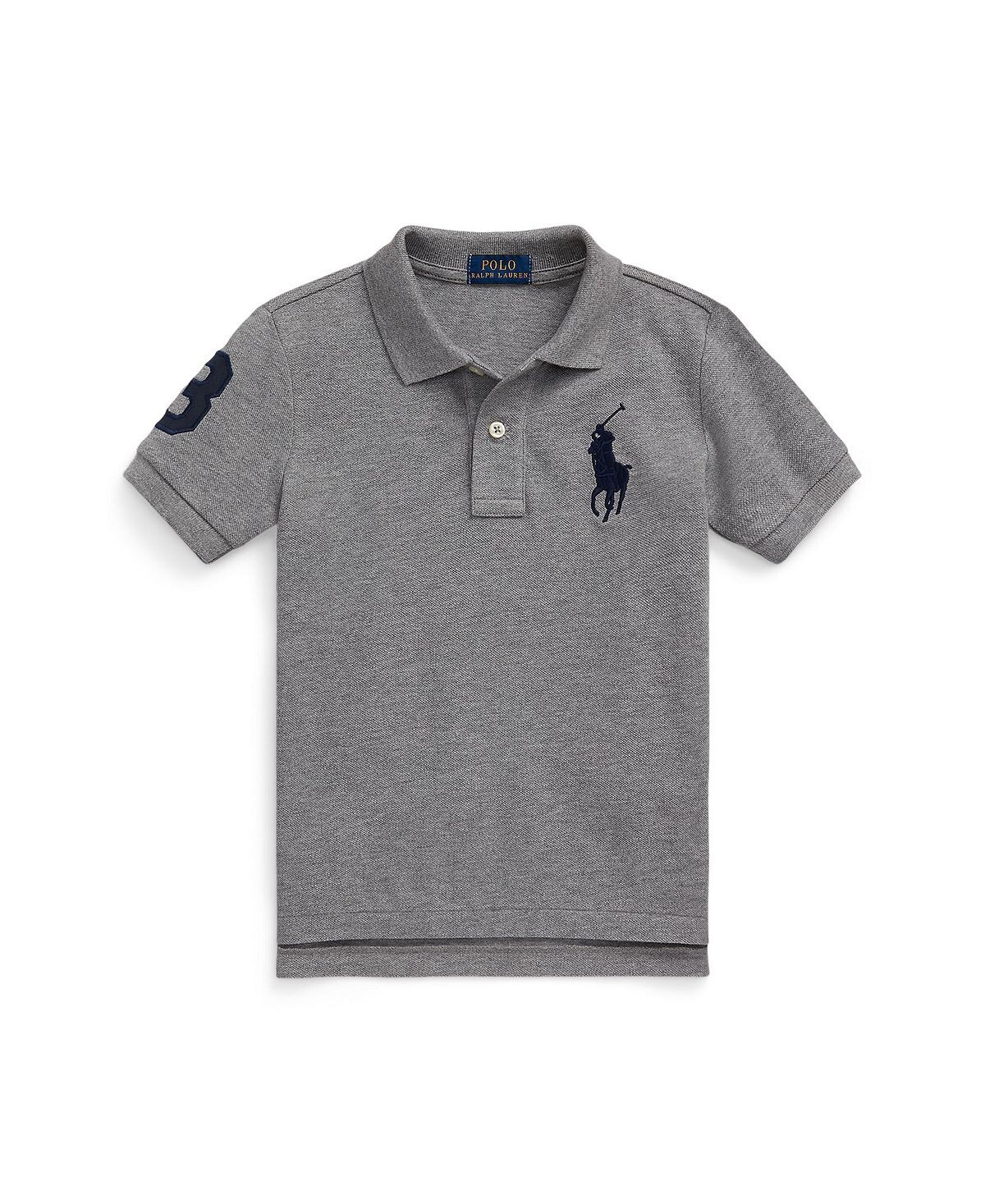 Рубашка-поло из хлопковой сетки Big Pony для малышей и маленьких мальчиков Polo Ralph Lauren
Рубашка-поло из хлопковой сетки Big Pony для малышей и маленьких мальчиков Polo Ralph Lauren