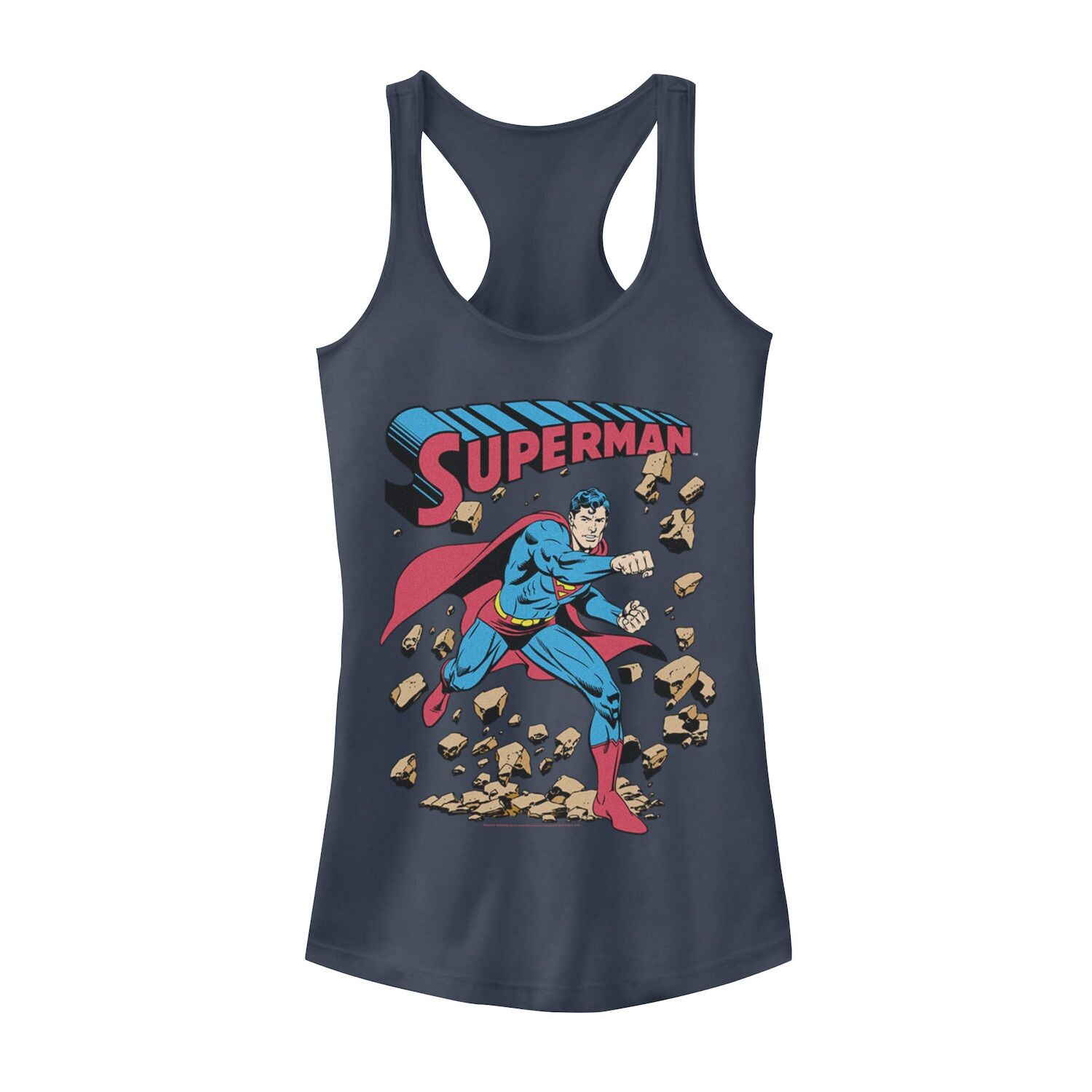 Майка на бретелях с винтажным плакатом DC Comics Superman Smash Rocks для юниоров Licensed Character
Майка на бретелях с винтажным плакатом DC Comics Superman Smash Rocks для юниоров Licensed Character