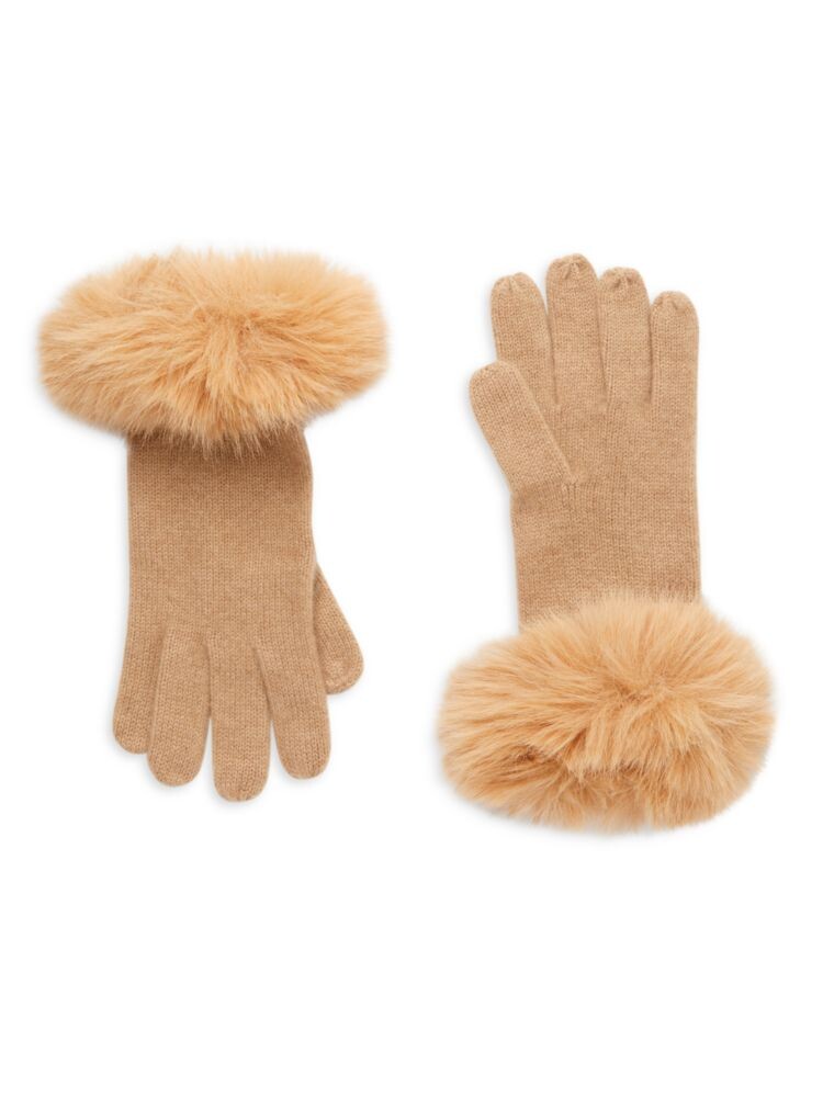 Кашемировые перчатки с отделкой из искусственного меха Saks Fifth Avenue, цвет Camel
Кашемировые перчатки с отделкой из искусственного меха Saks Fifth Avenue, цвет Camel