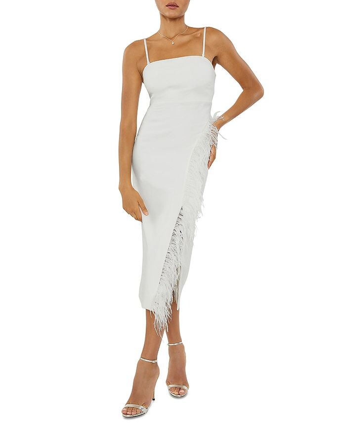 Платье миди Imani с отделкой перьями LIKELY 
Платье миди Imani с отделкой перьями LIKELY