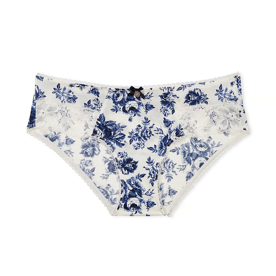 Трусы Victoria's Secret Body By Victoria Lace-inset Hiphugger Smooth, белый/синий
Трусы Victoria's Secret Body By Victoria Lace-inset Hiphugger Smooth, белый/синий