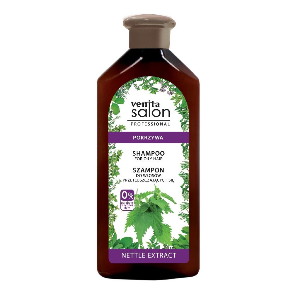 Venita Salon Professional Shampoo For Oily Hair травяной шампунь для жирных волос Крапива 500мл
Venita Salon Professional Shampoo For Oily Hair травяной шампунь для жирных волос Крапива 500мл