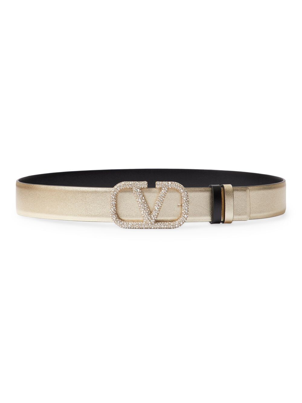 Двусторонний ремень Vlogo Signature из металлизированной блестящей телячьей кожи Valentino Garavani, черный
Двусторонний ремень Vlogo Signature из металлизированной блестящей телячьей кожи Valentino Garavani, черный