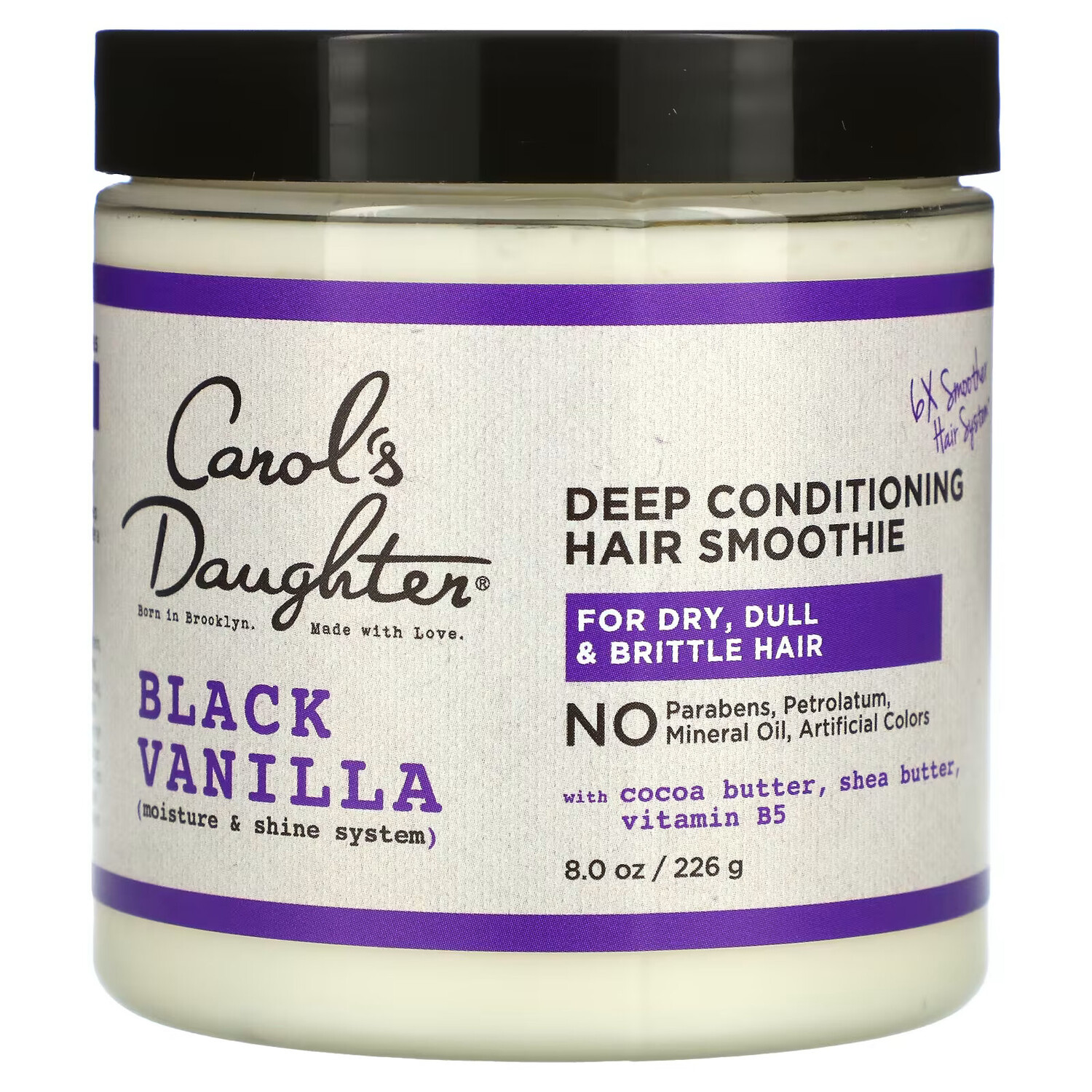 Смузи-кондиционер для для сухих и тусклых волос Carol's Daughter Black Vanilla Moisture & Shine System, 226 г
Смузи-кондиционер для для сухих и тусклых волос Carol's Daughter Black Vanilla Moisture & Shine System, 226 г