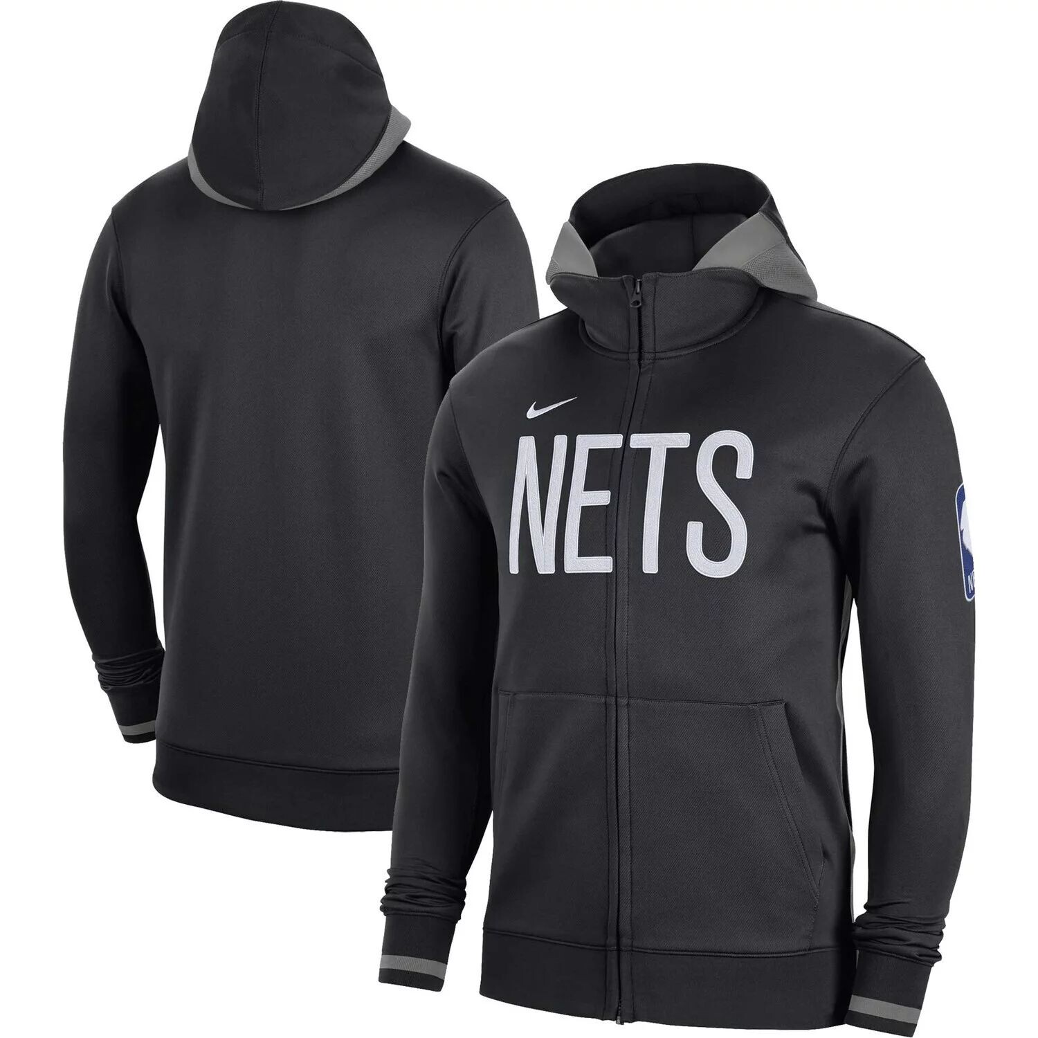 Мужская черная толстовка с молнией во всю длину Brooklyn Nets Authentic Showtime Performance Nike, Черный
Мужская черная толстовка с молнией во всю длину Brooklyn Nets Authentic Showtime Performance Nike, Черный