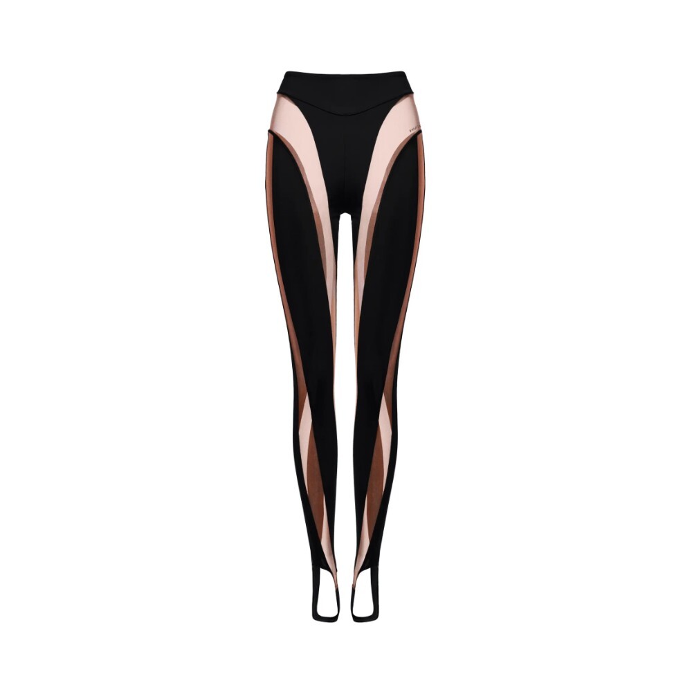 Леггинсы с сетчатыми вставками Mugler H&M With A Strap Under The Foot, темно-коричневый/черный
Леггинсы с сетчатыми вставками Mugler H&M With A Strap Under The Foot, темно-коричневый/черный