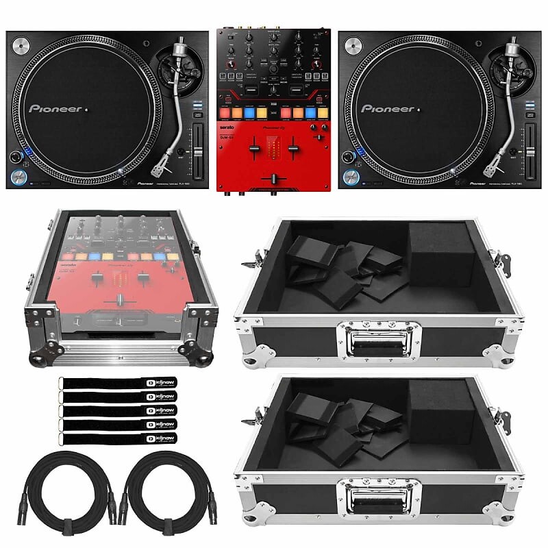 Pioneer PLX-1000 DJ Battle Turntables с скретч-микшером DJM-S5 и кейсами для полета Pioneer PLX-1000 DJ Battle Turntables w DJM-S5 Scratch Mixer & Flight Cases
Pioneer PLX-1000 DJ Battle Turntables с скретч-микшером DJM-S5 и кейсами для полета Pioneer PLX-1000 DJ Battle Turntables w DJM-S5 Scratch Mixer & Flight Cases