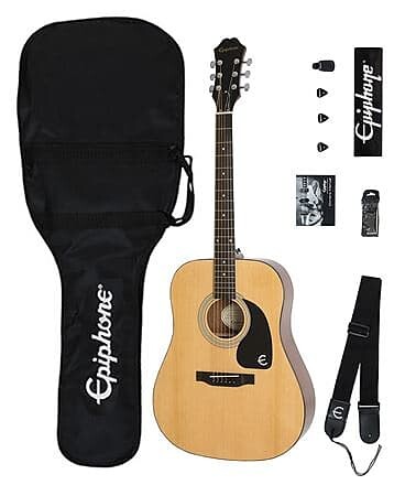 Epiphone FT100 Acoustic Player Pack Natural с сумкой и аксессуарами PPAGEAFT NACH
Epiphone FT100 Acoustic Player Pack Natural с сумкой и аксессуарами PPAGEAFT NACH