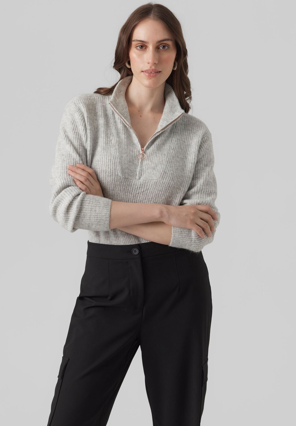 Свитшот Vero Moda PLAZA LS ZIPPER GA BOO, цвет light grey melange detail/w rose gold zipper
Свитшот Vero Moda PLAZA LS ZIPPER GA BOO, цвет light grey melange detail/w rose gold zipper