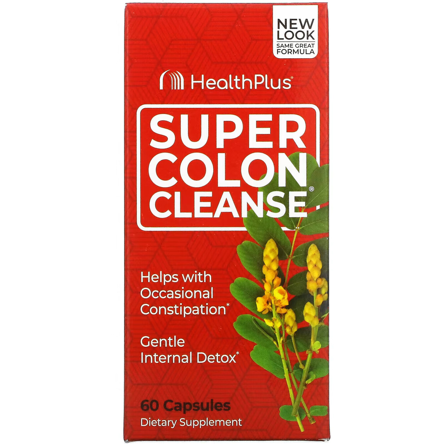 Health Plus, Super Colon Cleanse, превосходное средство для очищения толстой кишки, 60 капсул
Health Plus, Super Colon Cleanse, превосходное средство для очищения толстой кишки, 60 капсул