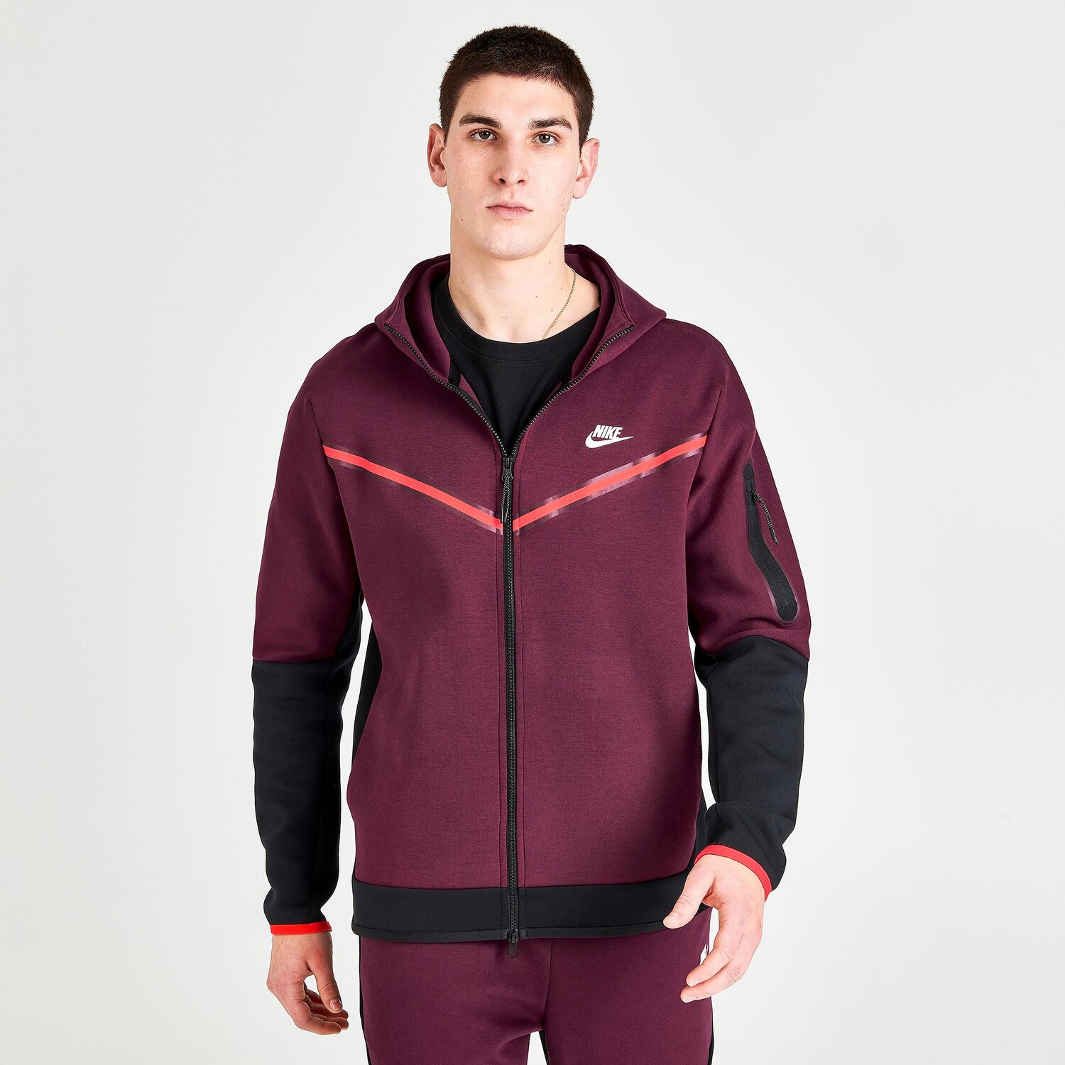 Мужская толстовка с капюшоном Nike Sportswear Tech Fleece с молнией во всю длину, красный
Мужская толстовка с капюшоном Nike Sportswear Tech Fleece с молнией во всю длину, красный