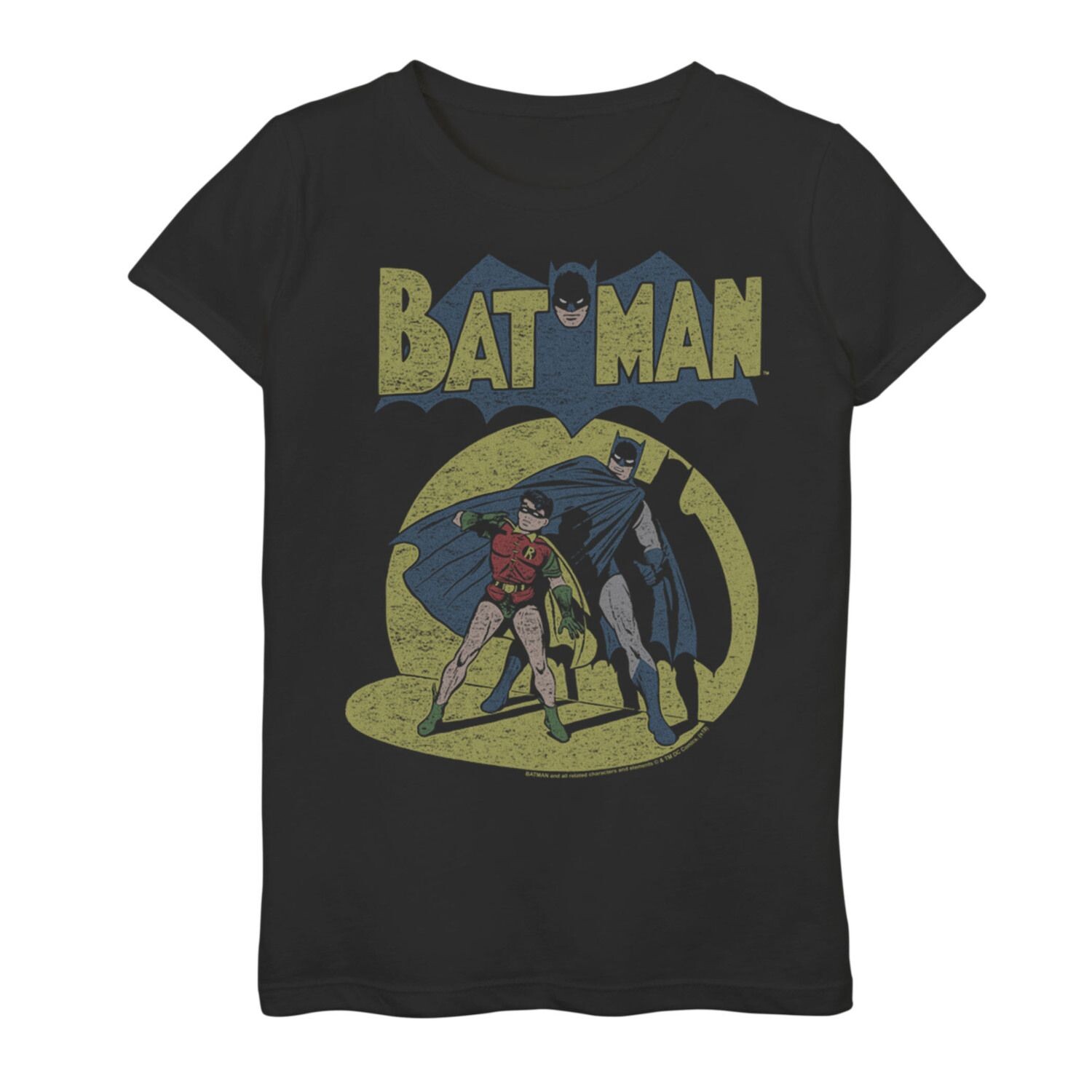 Винтажная футболка с рисунком Бэтмена для девочек 7–16 лет DC Comics Batman DC Comics
Винтажная футболка с рисунком Бэтмена для девочек 7–16 лет DC Comics Batman DC Comics