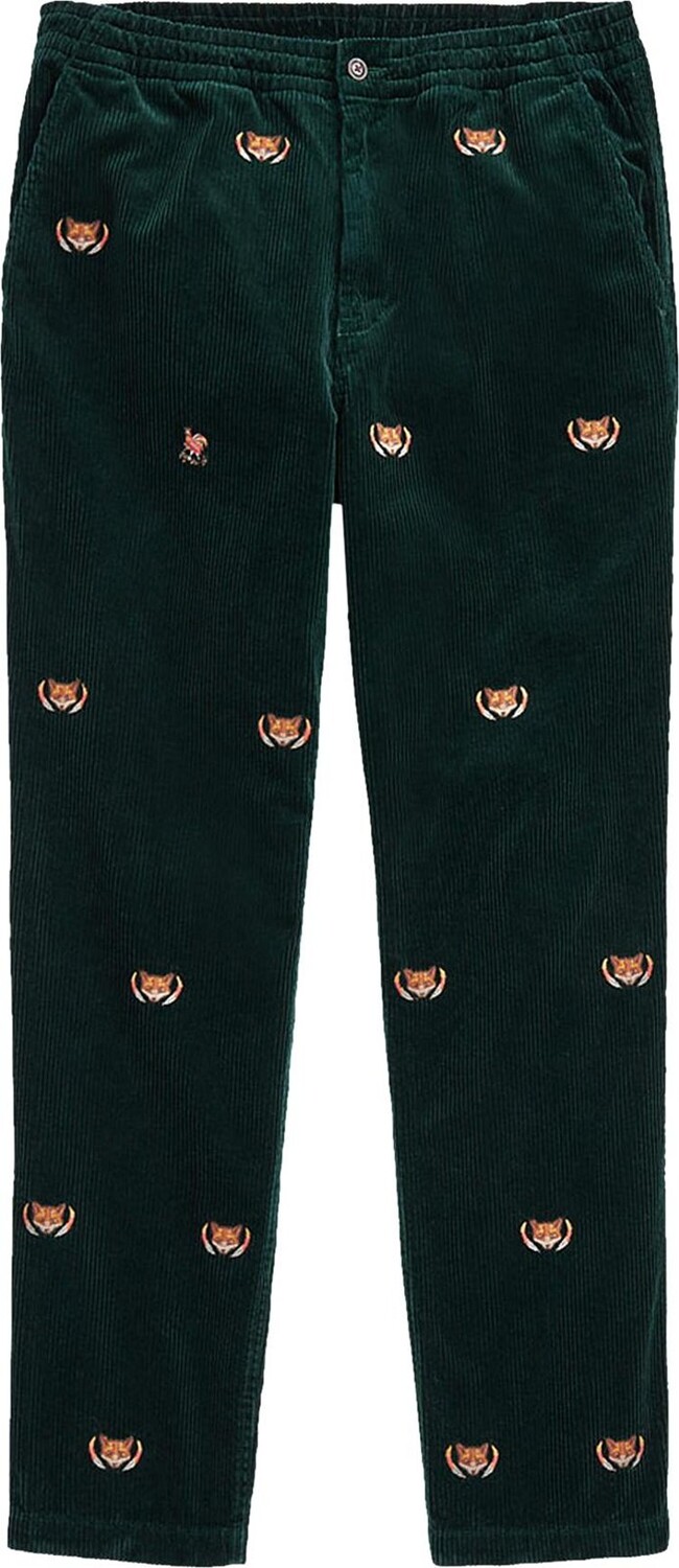 Брюки Polo Ralph Lauren Prepster Classic Fit Corduroy Flat Front Pant With All Over Embroidery 'College Green', зеленый
Брюки Polo Ralph Lauren Prepster Classic Fit Corduroy Flat Front Pant With All Over Embroidery 'College Green', зеленый