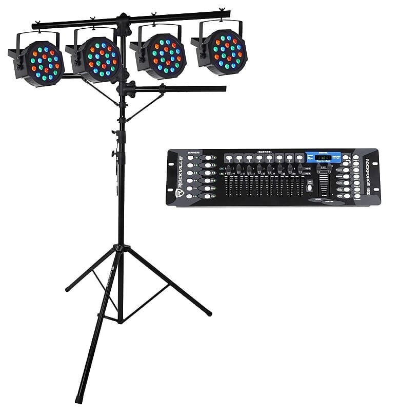 Штатив для освещения Rockville RVLS1 + (4) Par Can Wash Lights + контроллер DMX RVLS1+(4) ROCKPAR50+ROCKFORCE 192
Штатив для освещения Rockville RVLS1 + (4) Par Can Wash Lights + контроллер DMX RVLS1+(4) ROCKPAR50+ROCKFORCE 192
