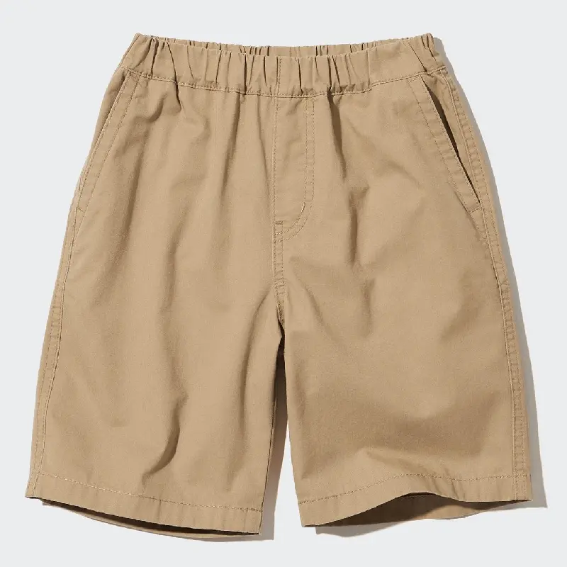 Шорты Uniqlo Kids Cotton Twill Easy, бежевый 
Шорты Uniqlo Kids Cotton Twill Easy, бежевый