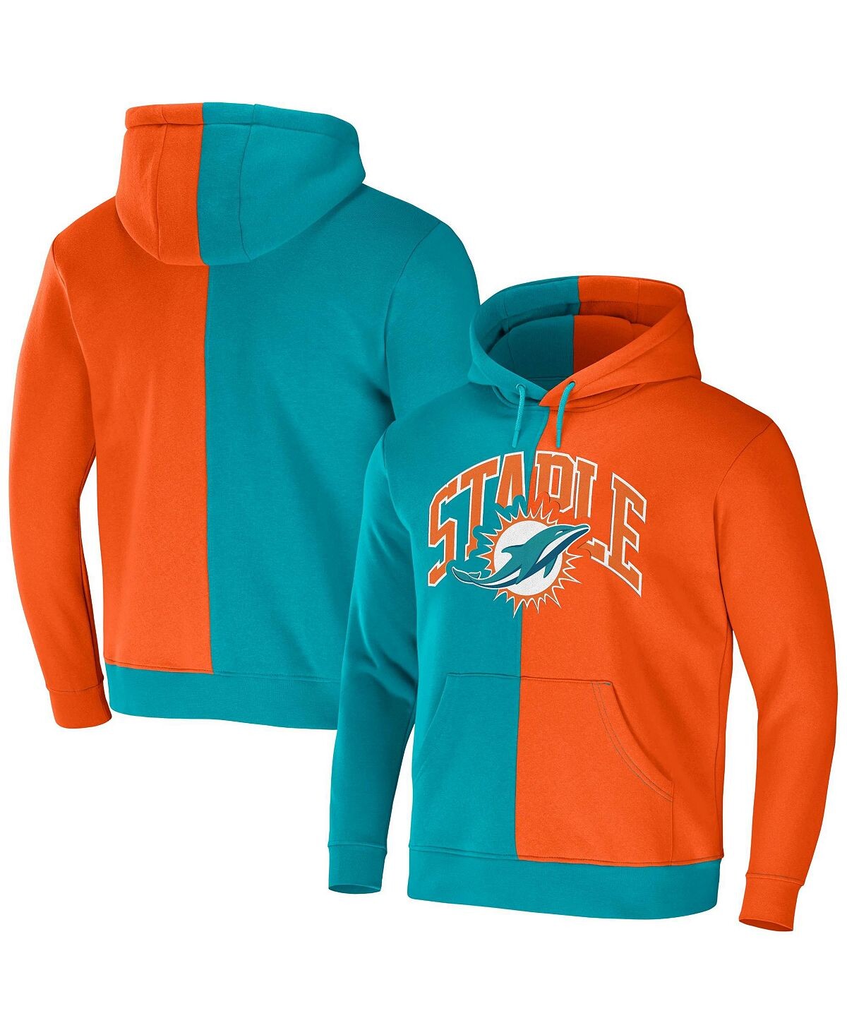 Мужская толстовка с капюшоном nfl x staple teal, orange miami dolphins split logo NFL Properties, мульти
Мужская толстовка с капюшоном nfl x staple teal, orange miami dolphins split logo NFL Properties, мульти