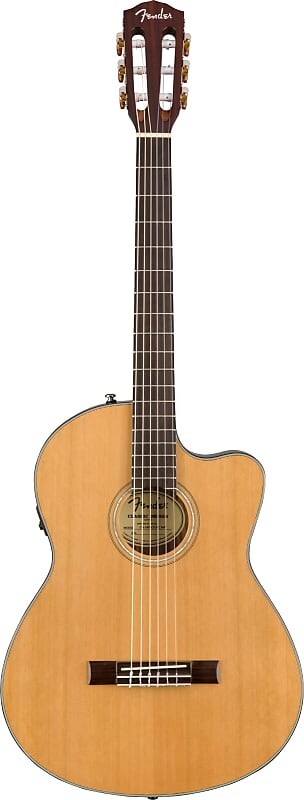 Fender CN-140SCE Нейлон - Накладка на гриф из орехового дерева - Натуральный - с футляром 097-0264-321
Fender CN-140SCE Нейлон - Накладка на гриф из орехового дерева - Натуральный - с футляром 097-0264-321