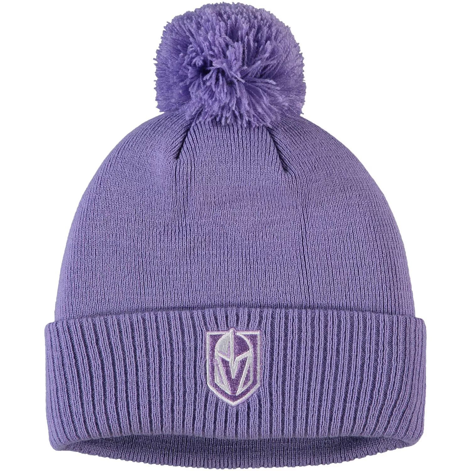 Мужская вязаная шапка с манжетами и помпоном adidas Purple Vegas Golden Knights 2021 Hockey Fights Cancer
Мужская вязаная шапка с манжетами и помпоном adidas Purple Vegas Golden Knights 2021 Hockey Fights Cancer