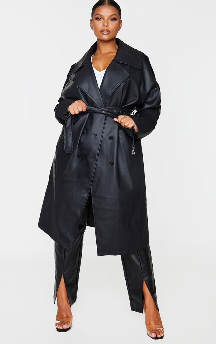 PrettyLittleThing Плюс черный плащ миди из искусственной кожи с заниженными рукавами
PrettyLittleThing Плюс черный плащ миди из искусственной кожи с заниженными рукавами