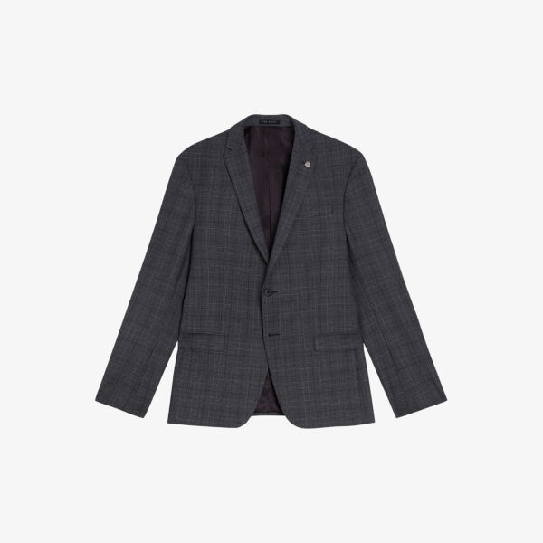 Zionsji блейзер приталенного кроя в клетку из смесовой шерсти Ted Baker, цвет charcoal
Zionsji блейзер приталенного кроя в клетку из смесовой шерсти Ted Baker, цвет charcoal