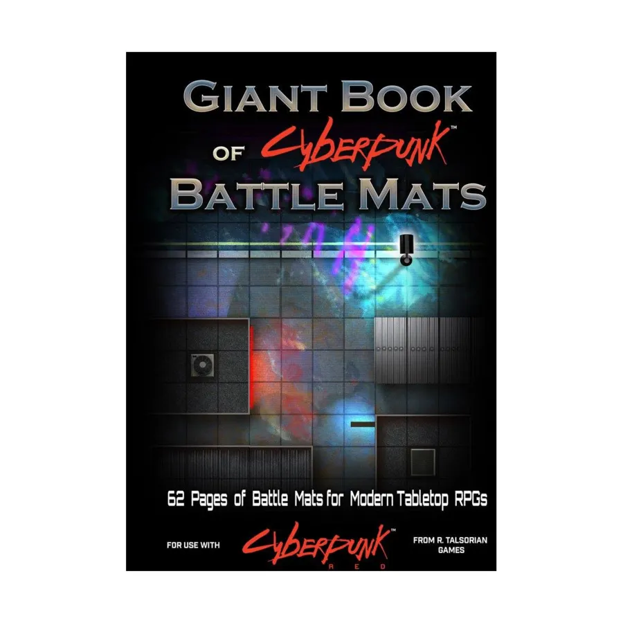 Гигантская книга боевых ковриков CyberPunk (Cyberpunk RED Edition), Battle Mats & Scenery (Loke)
Гигантская книга боевых ковриков CyberPunk (Cyberpunk RED Edition), Battle Mats & Scenery (Loke)