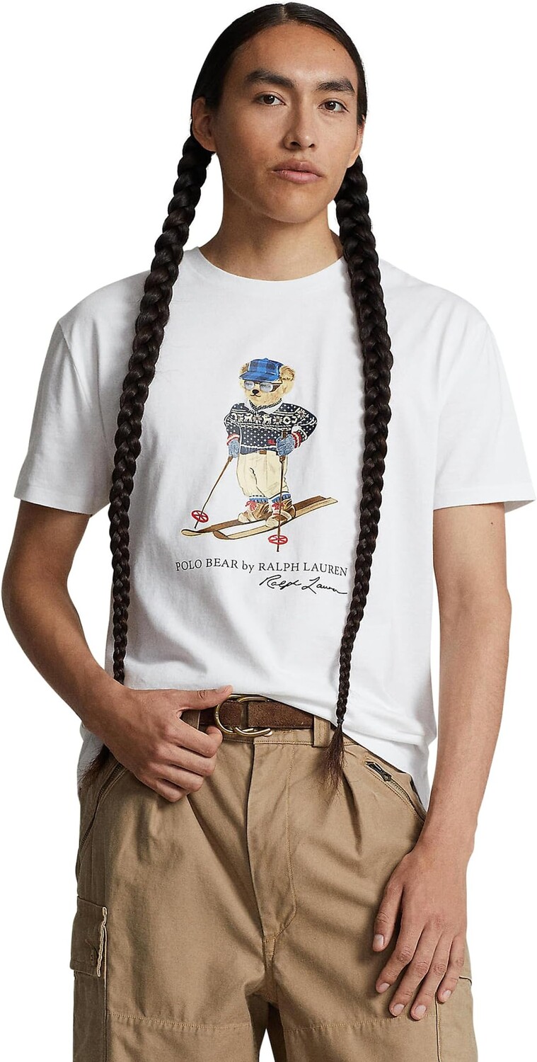 Классическая футболка-поло из джерси с медведем Polo Ralph Lauren, цвет White Ski Bear
Классическая футболка-поло из джерси с медведем Polo Ralph Lauren, цвет White Ski Bear