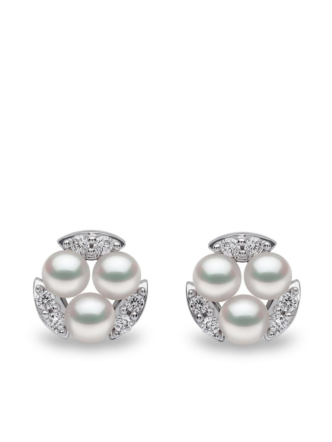 Серьги-гвоздики Sleek из белого золота с жемчугом и бриллиантами Yoko London, серебряный
Серьги-гвоздики Sleek из белого золота с жемчугом и бриллиантами Yoko London, серебряный