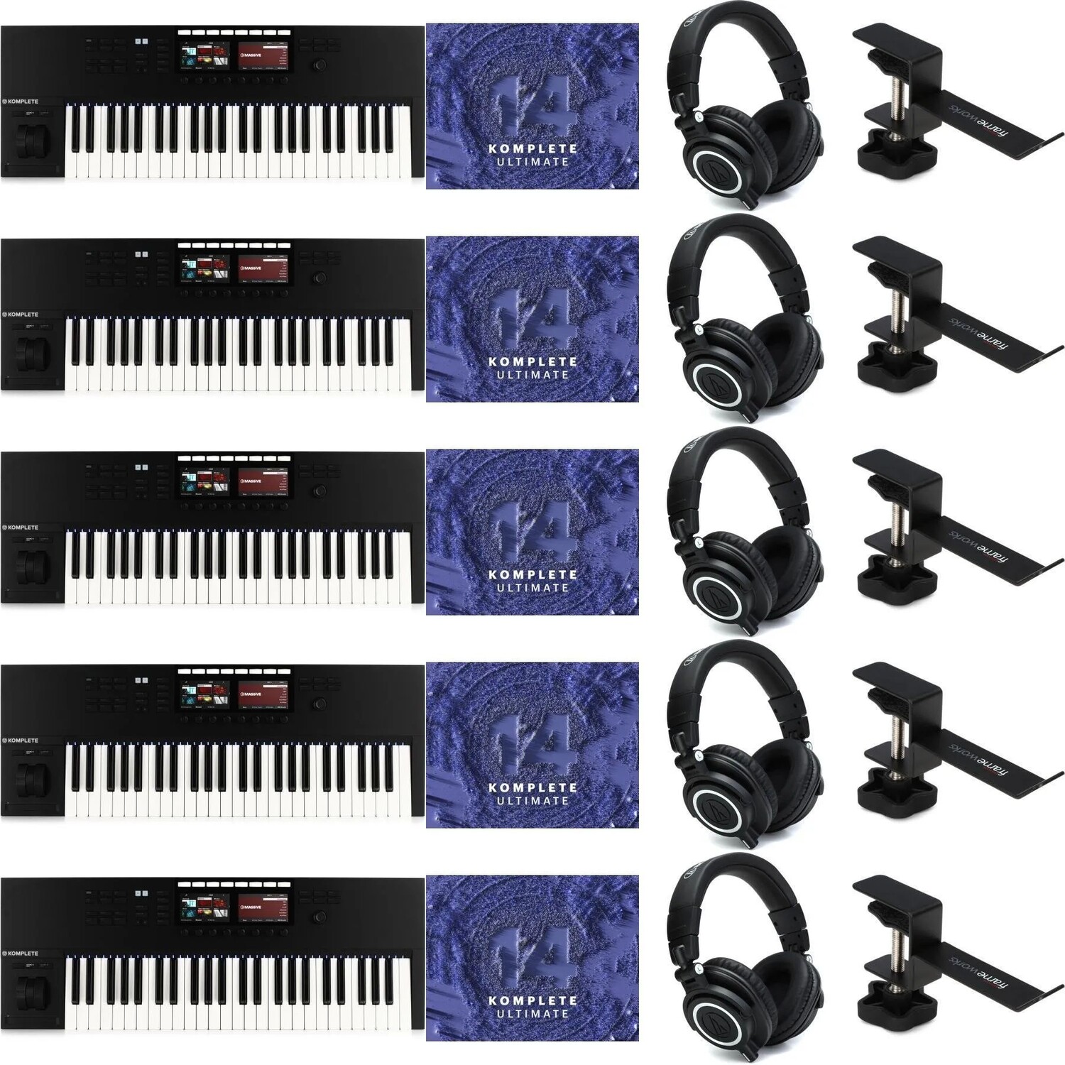 Интеллектуальный контроллер клавиатуры Native Instruments Komplete Kontrol S49 и комплект Komplete Ultimate Educational Lab Bundle
Интеллектуальный контроллер клавиатуры Native Instruments Komplete Kontrol S49 и комплект Komplete Ultimate Educational Lab Bundle