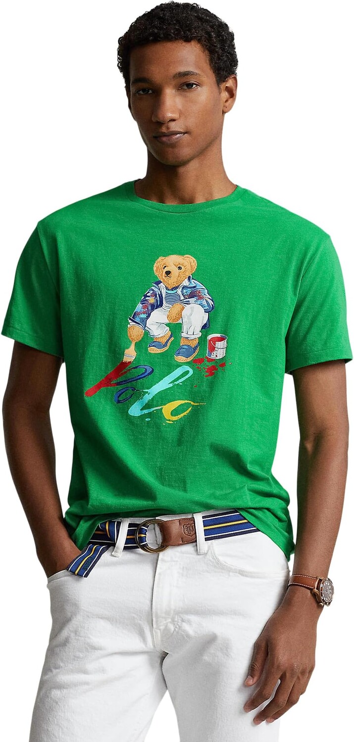 Классическая футболка-поло с медведем Polo Ralph Lauren, цвет Preppy Green/Paint Bear
Классическая футболка-поло с медведем Polo Ralph Lauren, цвет Preppy Green/Paint Bear