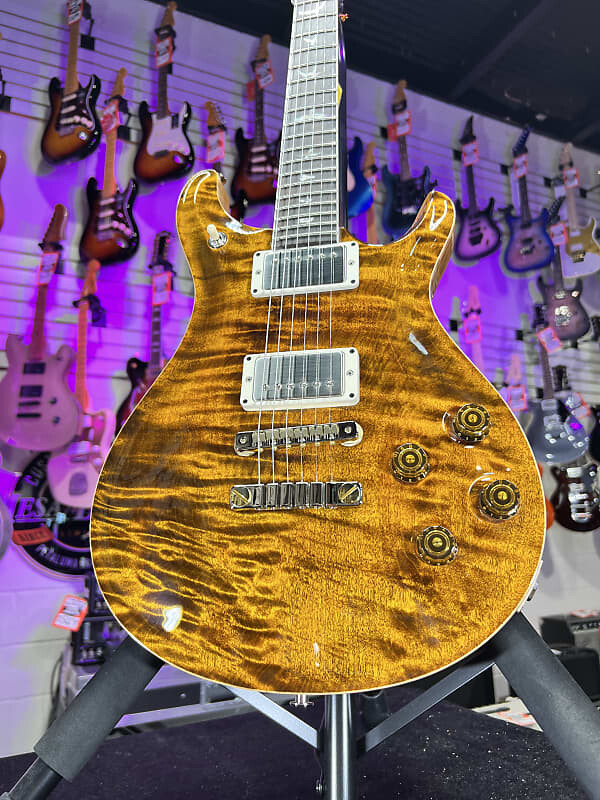 Электрогитара 2023 PRS McCarty 594 Quilt 1 Pc Top, Yellow Tiger w/ Rosewood Neck + Brazilian Fbd, OHSC +
Электрогитара 2023 PRS McCarty 594 Quilt 1 Pc Top, Yellow Tiger w/ Rosewood Neck + Brazilian Fbd, OHSC +