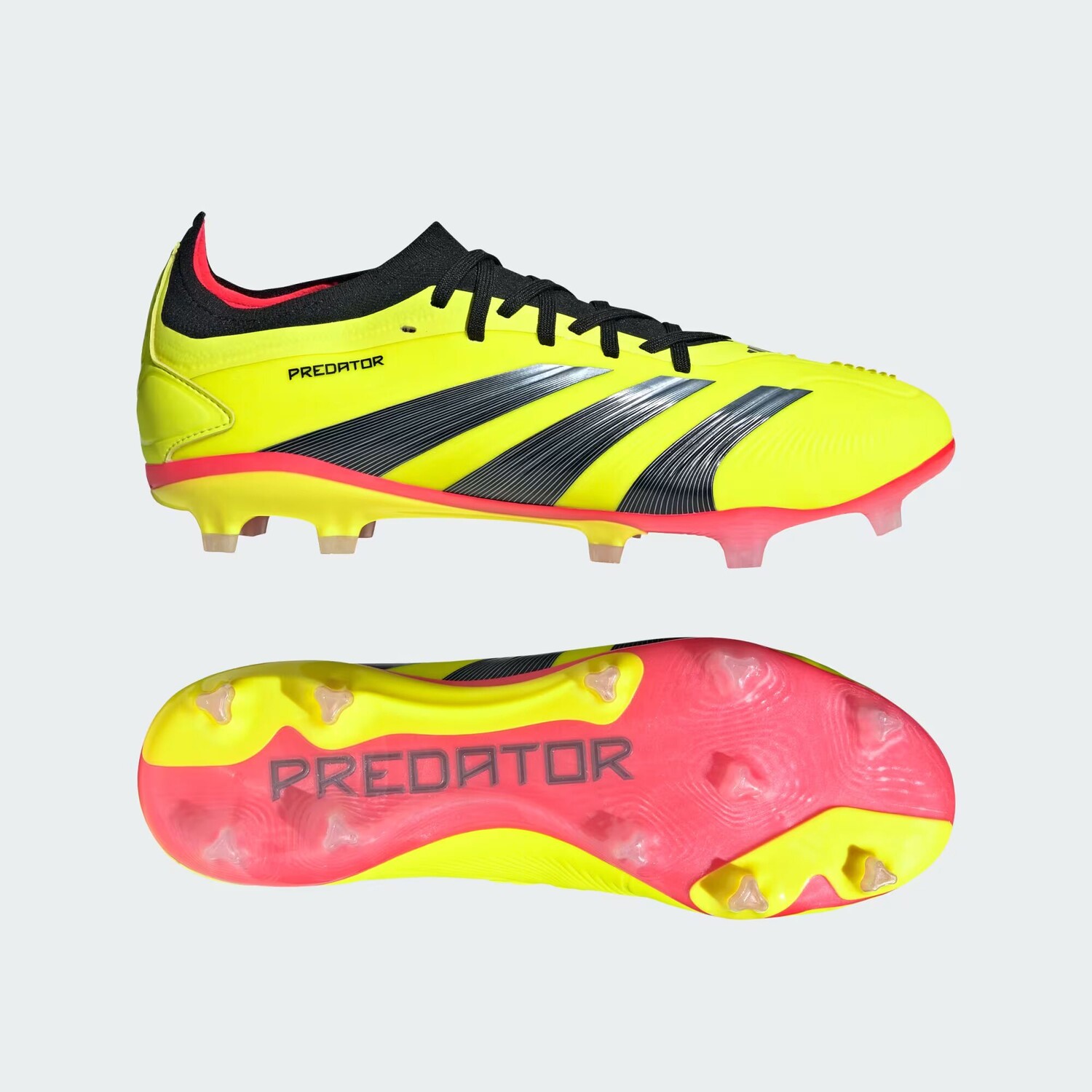Футбольные бутсы Predator 24 Pro для твердого грунта Adidas, цвет Team Solar Yellow 2/Core Black/Solar Red
Футбольные бутсы Predator 24 Pro для твердого грунта Adidas, цвет Team Solar Yellow 2/Core Black/Solar Red