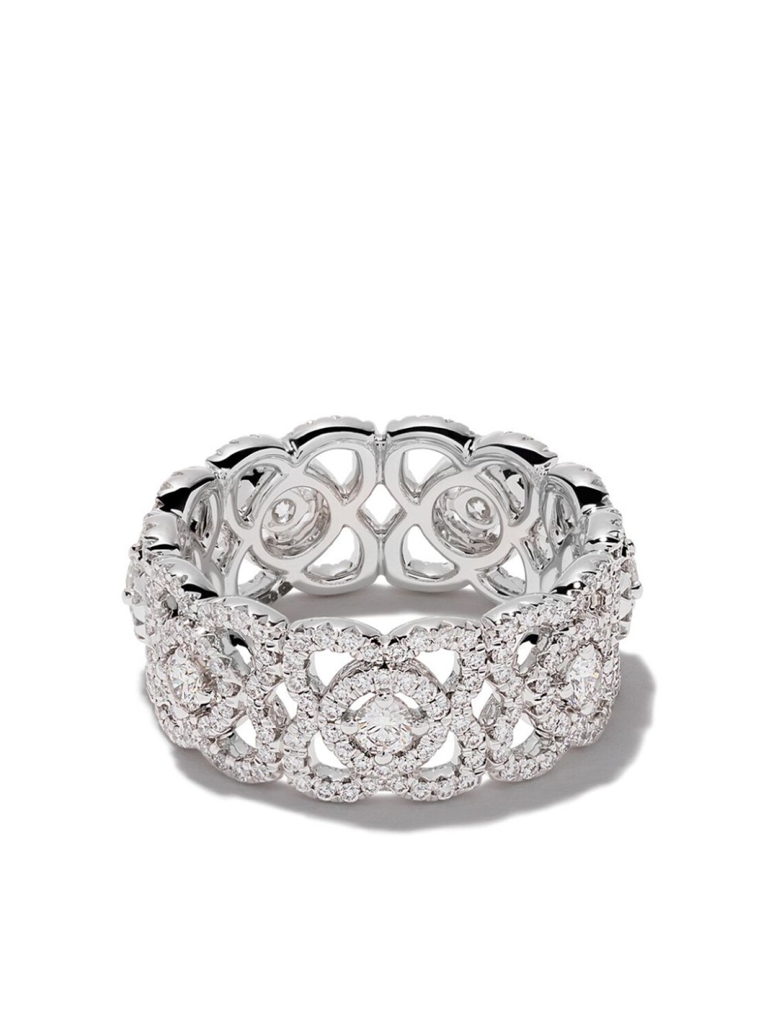 Кольцо Enchanted Lotus из белого золота с бриллиантами De Beers Jewellers, серебряный
Кольцо Enchanted Lotus из белого золота с бриллиантами De Beers Jewellers, серебряный