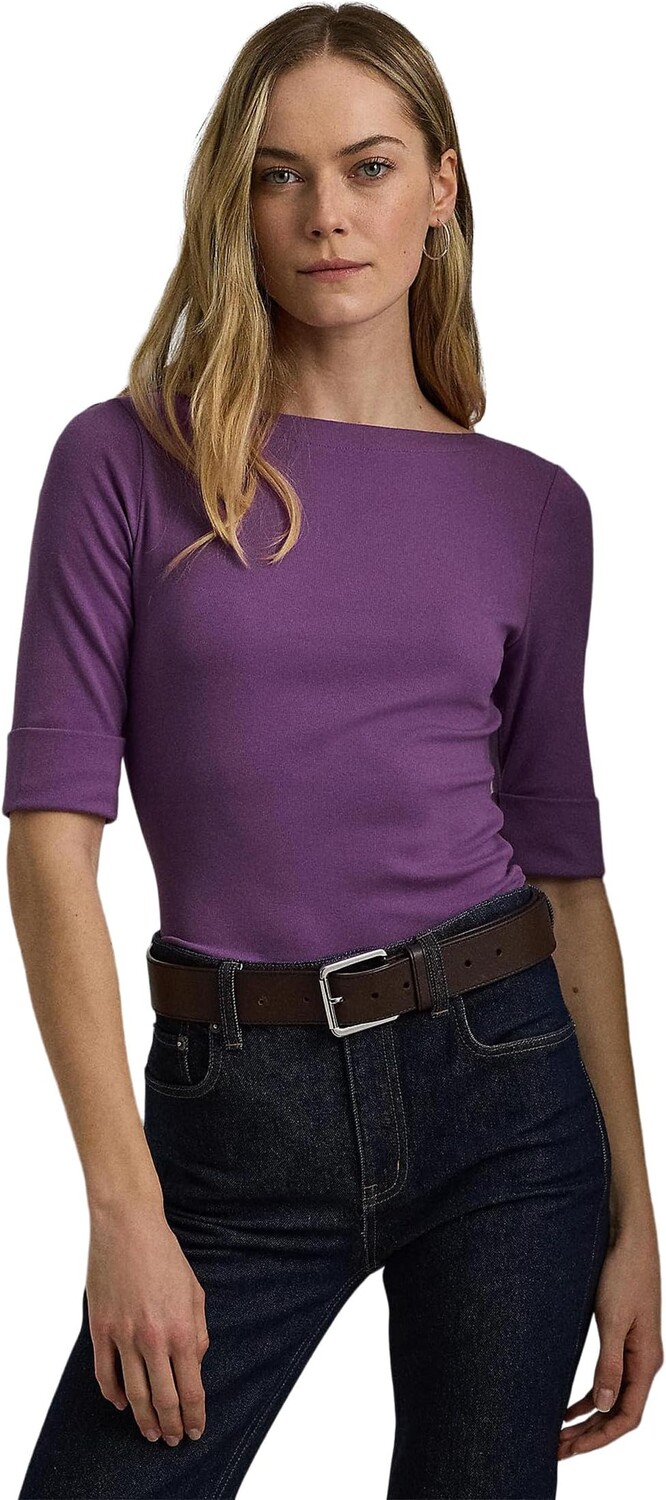 Футболка Lauren Ralph Lauren Petite Stretch Cotton Boatneck Tee, цвет Aurora Violet
Футболка Lauren Ralph Lauren Petite Stretch Cotton Boatneck Tee, цвет Aurora Violet
