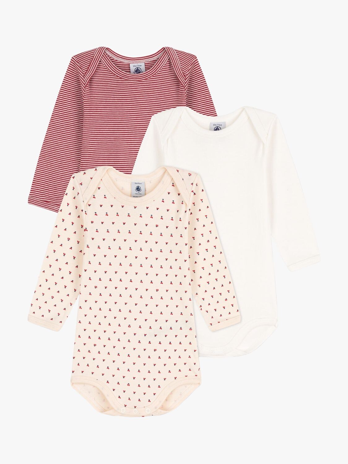 Детские боди с длинными рукавами Petit Bateau, 3 шт., красный/разноцветный
Детские боди с длинными рукавами Petit Bateau, 3 шт., красный/разноцветный