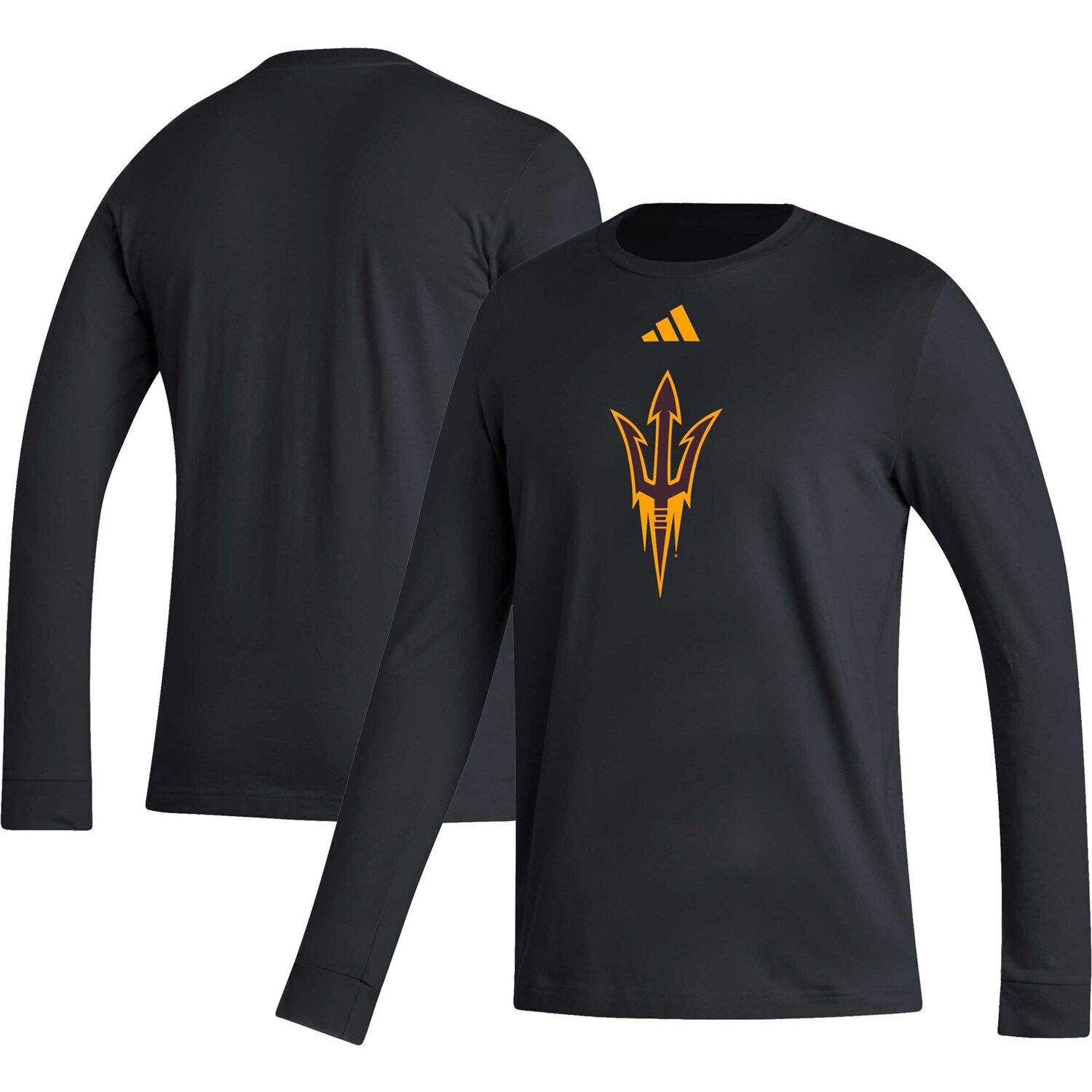 Мужская черная футболка с длинным рукавом и логотипом Arizona State Sun Devils Locker Fresh adidas
Мужская черная футболка с длинным рукавом и логотипом Arizona State Sun Devils Locker Fresh adidas
