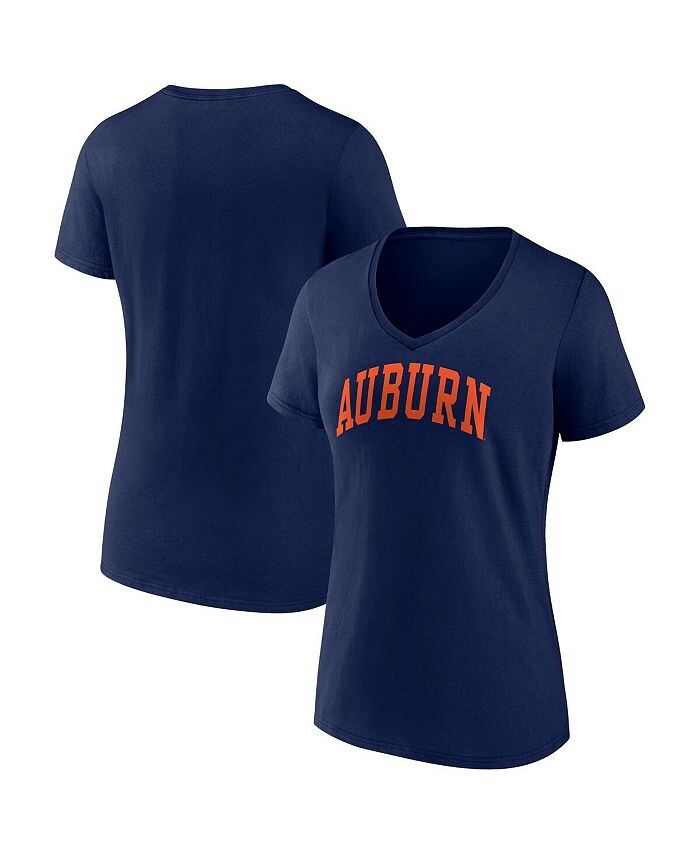 Женская темно-синяя футболка Auburn Tigers с v-образным вырезом и треугольным вырезом с логотипом Fanatics, синий
Женская темно-синяя футболка Auburn Tigers с v-образным вырезом и треугольным вырезом с логотипом Fanatics, синий