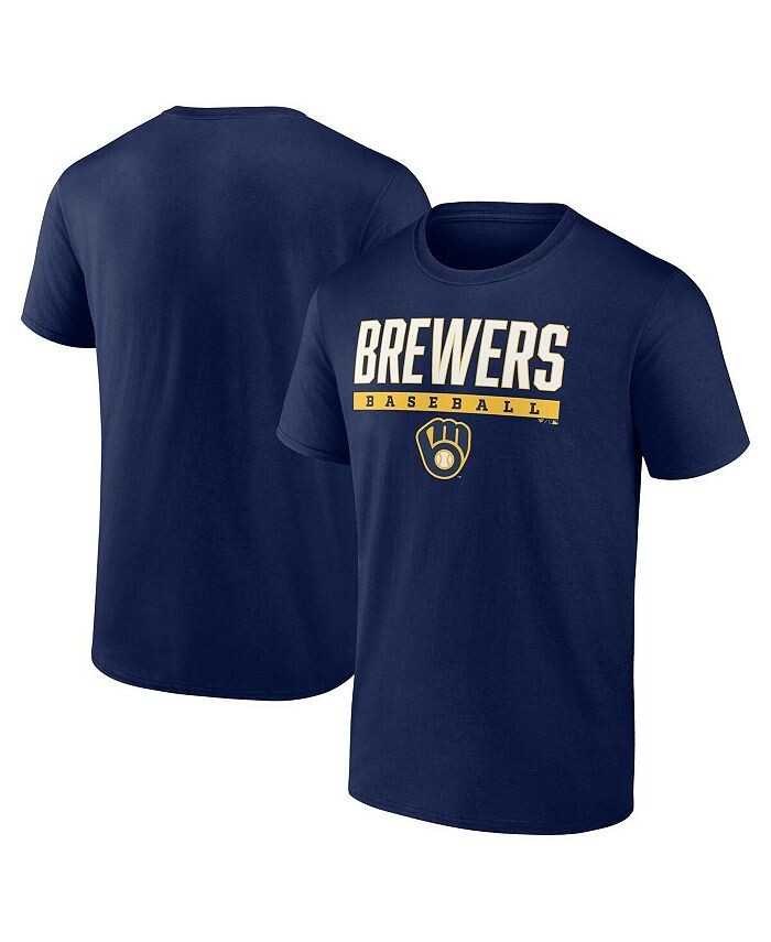 Мужская темно-синяя футболка с логотипом Milwaukee Brewers Power Hit Fanatics, синий
Мужская темно-синяя футболка с логотипом Milwaukee Brewers Power Hit Fanatics, синий