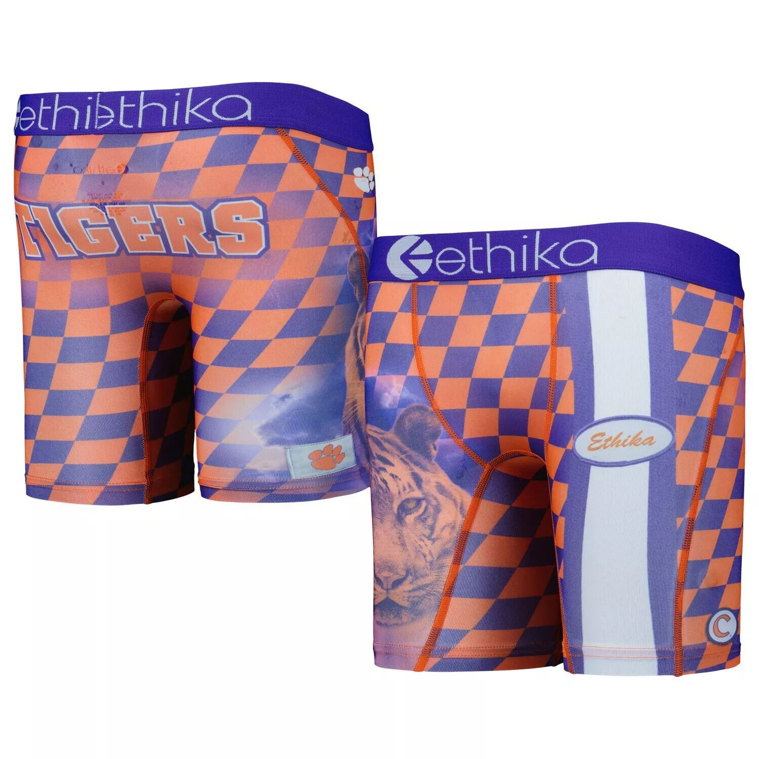 Молодежные боксеры в шахматную клетку Ethika Orange Clemson Tigers Podium Unbranded
Молодежные боксеры в шахматную клетку Ethika Orange Clemson Tigers Podium Unbranded