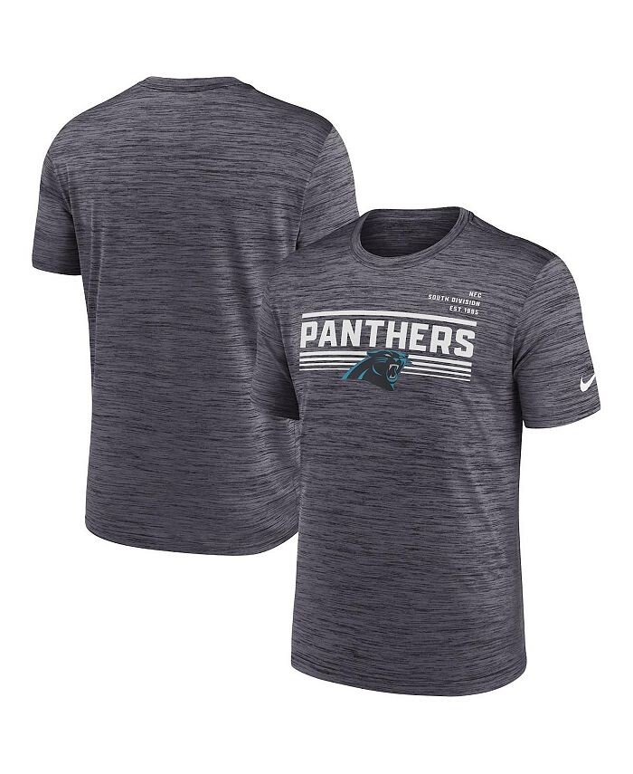 Мужская антрацитовая футболка Carolina Panthers Yardline Velocity Performance Nike, серый
Мужская антрацитовая футболка Carolina Panthers Yardline Velocity Performance Nike, серый